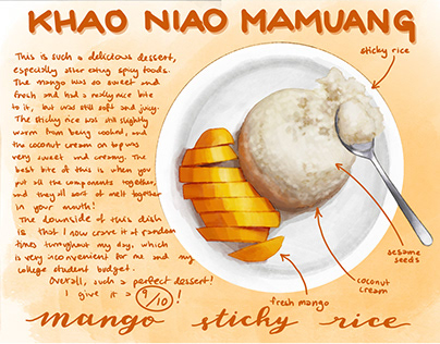 KhaoSan Food Critic Illustration