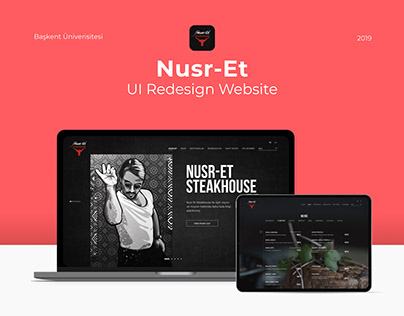 Nusr-Et Steakhouse UI Web Redesign