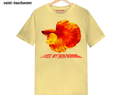 "Betta on Fire" T-Shirt Print Design