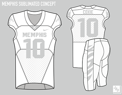 Memphis Tigers Sublimated Concept