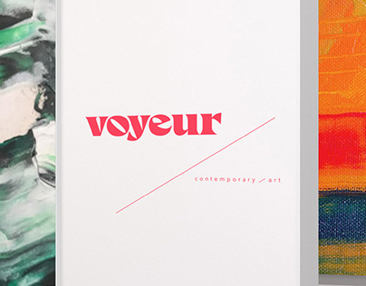 Voyeur Gallery Art. Naming + Logo + Branding
