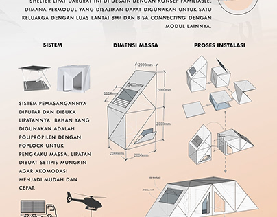 Thematic Architecture: Emergency Folded Shelter