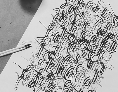 Calligraphy studies
