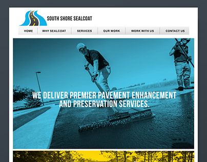 South Shore Sealcoat Website Design