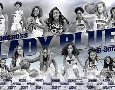 Lady Blue Basketball from Norcross, Ga