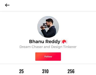 Celebrity profile app