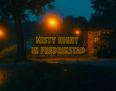 Misty Night in Fredrikstad