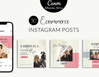 E-commerce Instagram Post Canva Templates