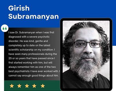 Dr. Girish Subramanyan, M.D. - Innovator in Psychiatry