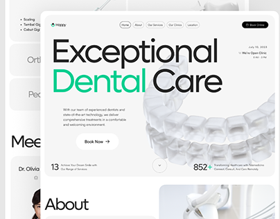 Dental Clinic Landing Page Design