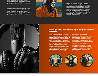 Pulsating heart of Lofi Afrobeats Music Website