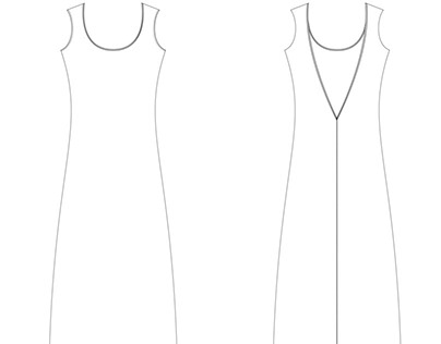 Couture Bias-Cut Dress
