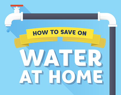 Infographic - How to Save Water at Home