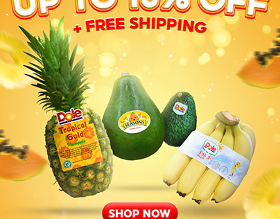 eCommerce 8.8 Key Visual | Dole Fresh Fruits
