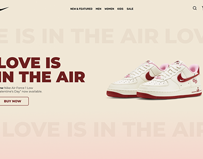 Nike Valentine's web design (test upload)