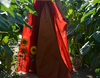 Sunflower Prom Dress