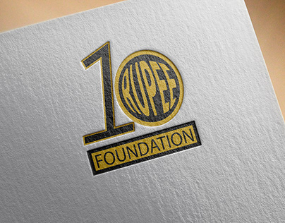 10 Rupee Foundation Logo Multiple Designs