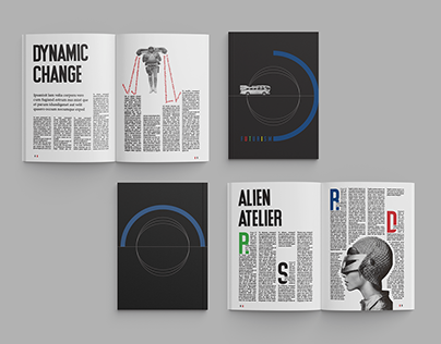 12 pages publication design