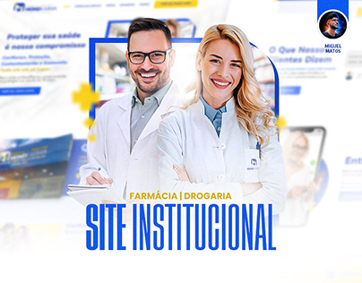 Project thumbnail - SITE INSTITUCIONAL | FARMACIA DROGARIA
