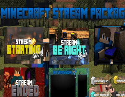 Minecraft stream package for sale!
