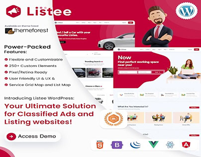 Listee: Ultimate Solution for Classified Ads website