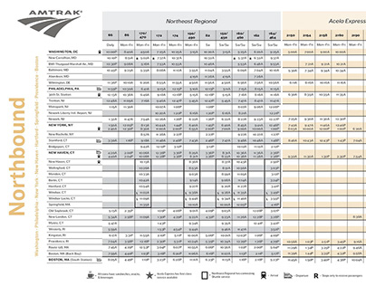 Amtrak Schedule
