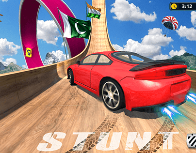 car stunt game screenshots- renders