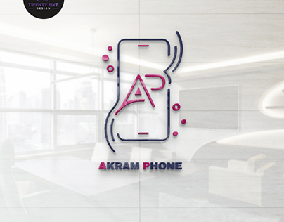 Logo design for "AKRAM PHONE"
