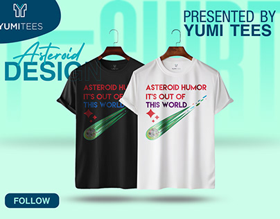 Asteroid T-shirt Design