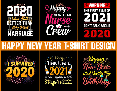 Happy New Year T-Shirt Design