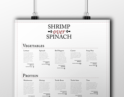 Shrimp Over Spinach