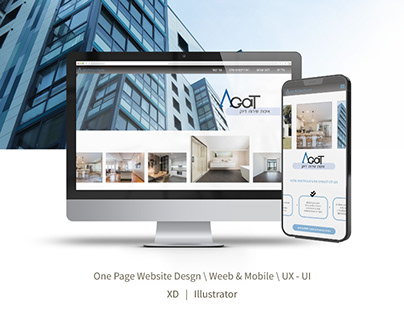UX - UI | One Page Website Design | Weeb & Mobile