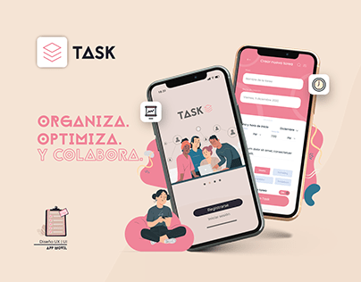 Task plataforma gestión de proyectos | Diseño app móvil