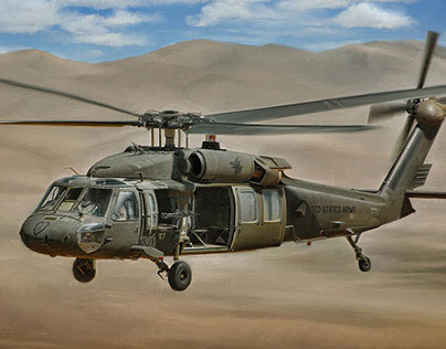 UH-60 Blackhawk Digital Art