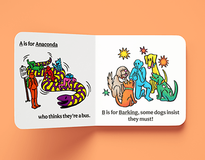 Illustrated Children's Rhyming Alphabet Book