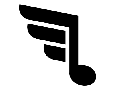 Music Glow Run Logo Design and Branding