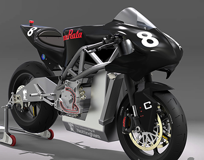 2016 Electric Superbike CAD Model