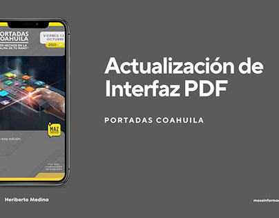 Actualización UI/sistema de diseño - Portadas Coahuila