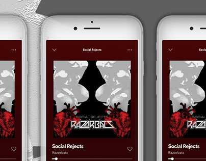 Digital cover design - Razorbats - Sosial rejects