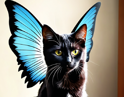Cat with wings