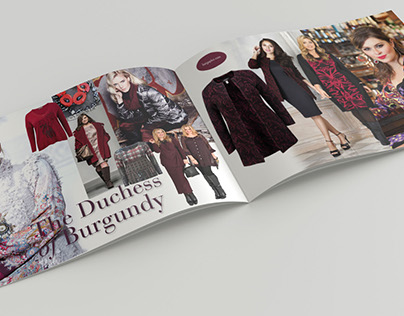 Seasonal fashion brochure design