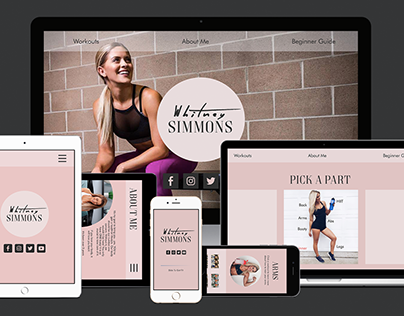 Whitney Simmons Personal Branding and Website