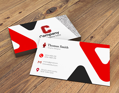 professionally designed business card
