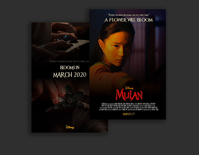 Disney Movie Mulan 2020 Poster Campaign