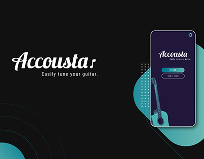 Accousta - Guitar Tuner App | UI Design