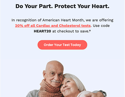 Testing.com Cardiac Sale Campaign