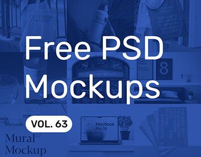 Free PSD Mockups vol. 63