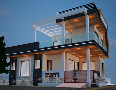 3D House elevation