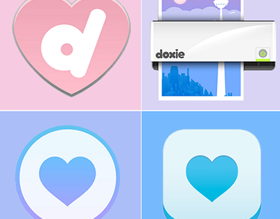 Doxie software app icon evolution