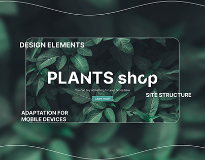 Online store of house plants